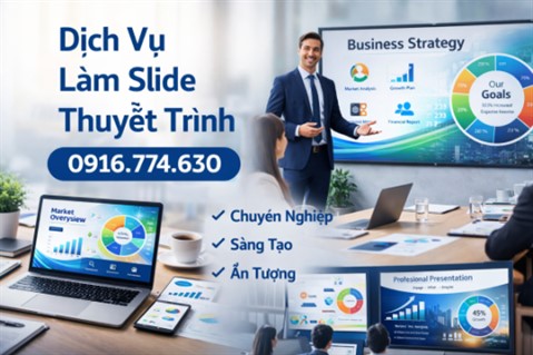 dịch vụ làm slide thuyết trình